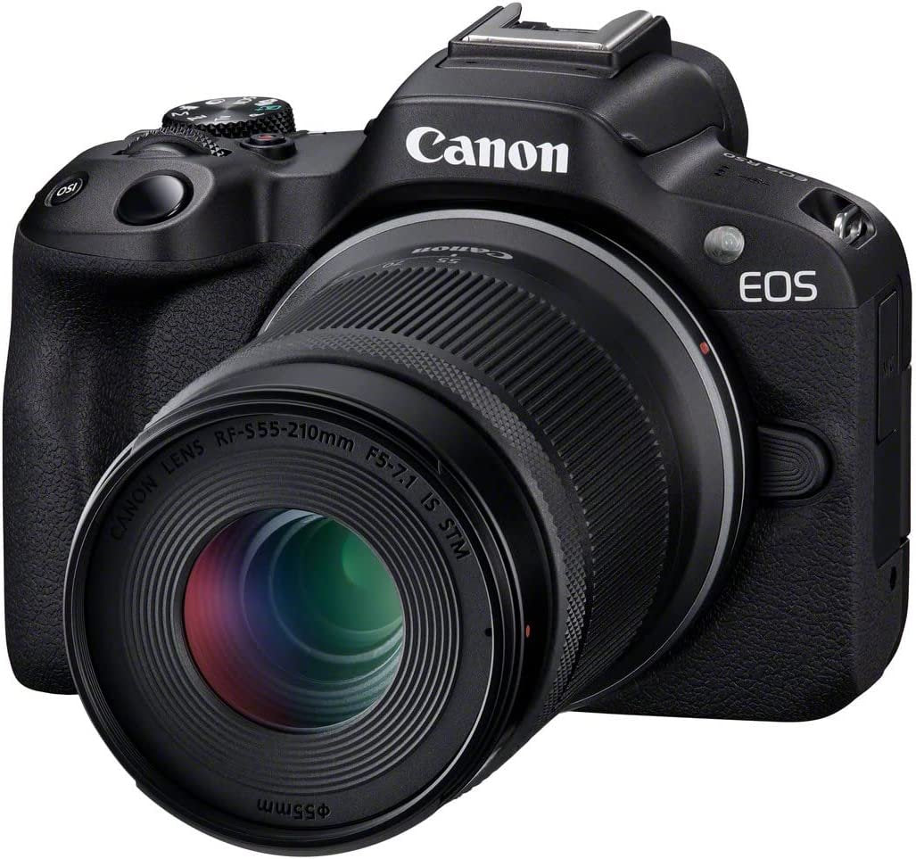 Canon Mirrorless EOS R50 (RF-S18-45mm f/4.5-6.3 IS STM & RF-S55-210mm f/5-7.1 IS STM) - cambuy-lives Canon Mirrorless EOS R50 (RF-S18-45mm f/4.5-6.3 IS STM & RF-S55-210mm f/5-7.1 IS STM) - cambuy-lives